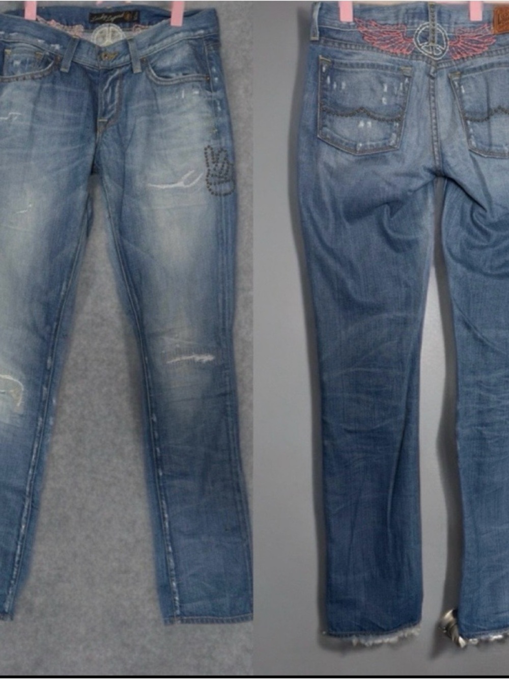 LUCKY BRAND LEGEND
EMBROIDERED ZOE
STRAIGHT LOW RISE